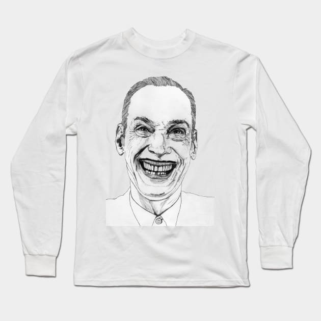 John Waters Long Sleeve T-Shirt by paulnelsonesch